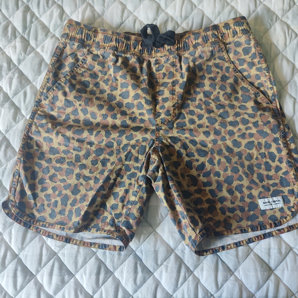 Banks Journal Animal Print Shorts Slightly Worn